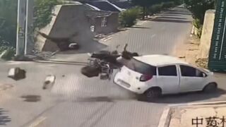 Motorcyclists successfully took off