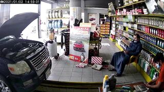 Classic: Worker gets crushed by car during oil exchange