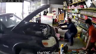 Classic: Worker gets crushed by car during oil exchange