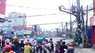Moped Rider Crushed to Death by Truck in Front of Horrified Group