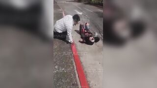 Female Biker Run Over, Dragged By Drunk Driver In Guatemala (More Angles)