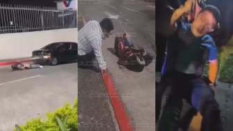 Female Biker Run Over, Dragged By Drunk Driver In Guatemala (More Angles)