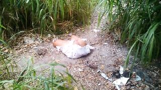 Part of a woman's dismembered body
