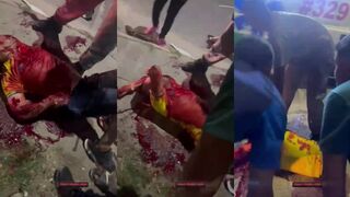 Sunday service started with a body count