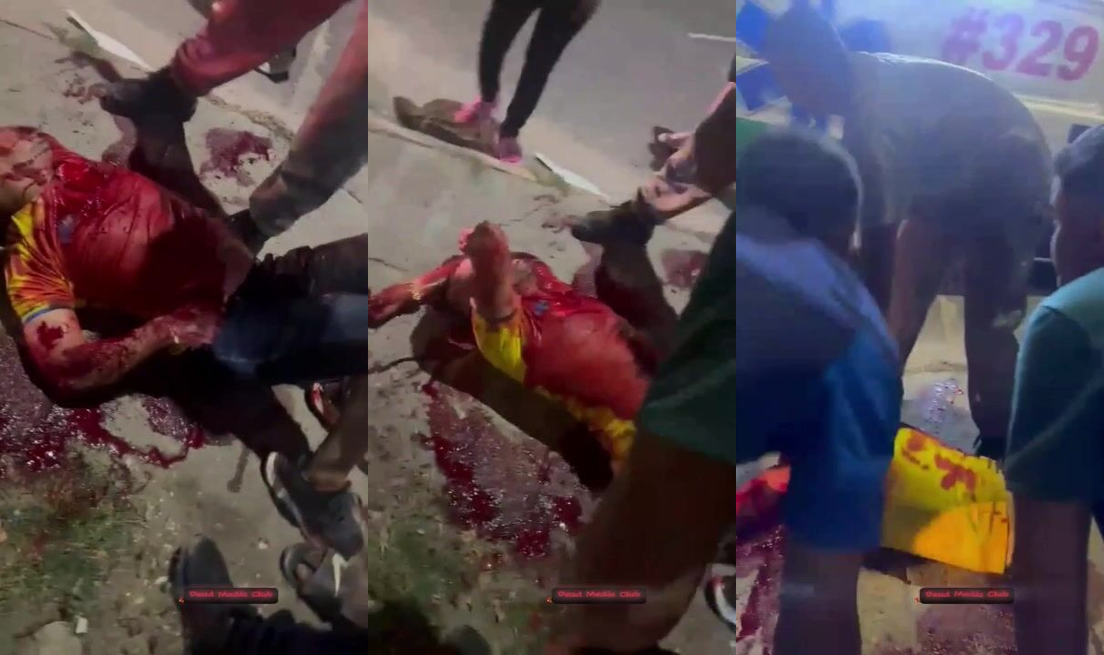 Sunday service started with a body count