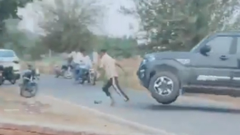 Man Chased And Crushed By SUV In India