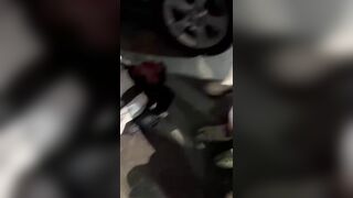 Captured Phone Thief Gets Kicked In The Head By Angry Mob
