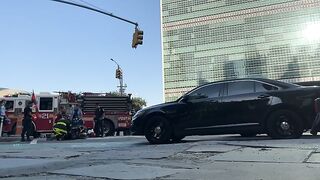 Shocking Self Immolation In New York: Man with a Tibetan flag dies after setting himself on fire in front of UN headquarters