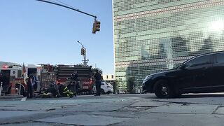 Shocking Self Immolation In New York: Man with a Tibetan flag dies after setting himself on fire in front of UN headquarters