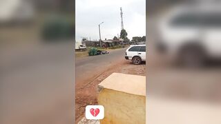 Moment Of Deadly Collision Between Two Motorcycles In Kenya
