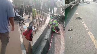 Truck Hits 5 Motorcycles at Intersection,Injuring 9 People, Killing 1