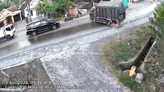 Indonesian Trucker Having A Shitty Day