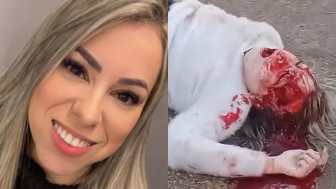 Collision Between Truck , Car And Motorcycle Leaves Man Dead And Woman In Agony