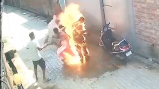 Man Set Ablaze By Brother-In-Law While Trying To Reconcile With Wife