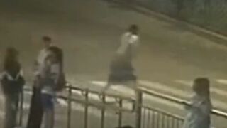 Hurrying Pedestrian  Fatally Hit By Speeding Car