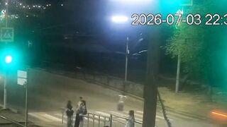 Hurrying Pedestrian  Fatally Hit By Speeding Car