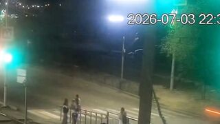 Hurrying Pedestrian  Fatally Hit By Speeding Car