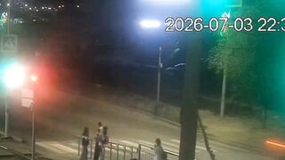 Hurrying Pedestrian  Fatally Hit By Speeding Car