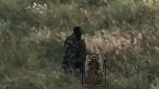 Ukr black merc sniper gets droned