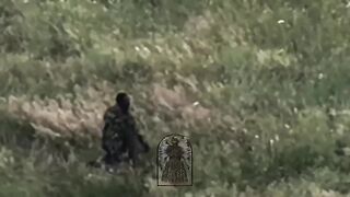 Ukr black merc sniper gets droned