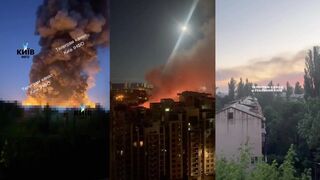 Kyiv Aftermath of the latest Russian attack