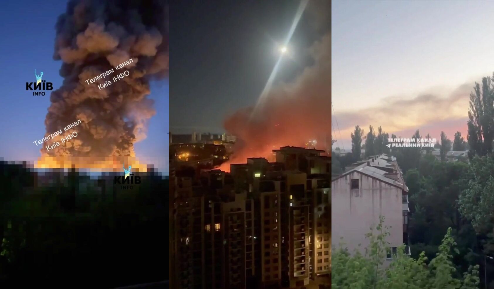 Kyiv Aftermath of the latest Russian attack