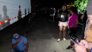 Woman killed by driver who swerved to dodge another person