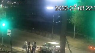 Careless Woman Gets Killed By Car In Russia