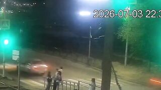 Careless Woman Gets Killed By Car In Russia