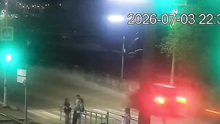 Careless Woman Gets Killed By Car In Russia