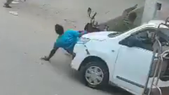 Cyclist Dies After Being Hit, Dragged 60 Meters By Car In India