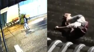 Motorcyclist Dies After Killing Pedestrian in Horrific High-Speed Crash in Vietnam