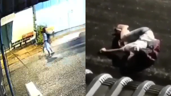 Motorcyclist Dies After Killing Pedestrian in Horrific High-Speed Crash in Vietnam
