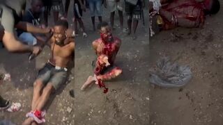 Man Gets Dismembered And Mutilated While Still Alive {Clean Video}