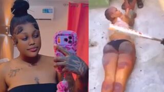 Gang Member`s GF Punished For Not Obeying