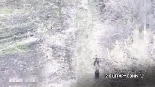 Stupid ruzky shoot his comrade in attempt to shoot Ukrainan drone