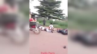 Collision  Between Motorcycles Leaves Dead In Africa