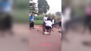 Collision  Between Motorcycles Leaves Dead In Africa