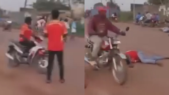 Collision  Between Motorcycles Leaves Dead In Africa