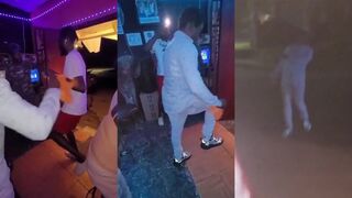 Drunk Black Guy Ran Into The Road & Got Hit By Speeding Vehicle
