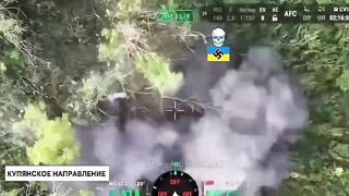 Colombian merc expelling his brain.
