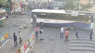 Man Named Bulu Sahoo Gets Crushed To Death By The Bus