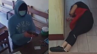Masked Gunman Shoots Woman At Close Range Killing Her Inside The Restaurant In Guatem