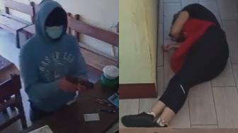 Masked Gunman Shoots Woman At Close Range Killing Her Inside The Restaurant In Guatem