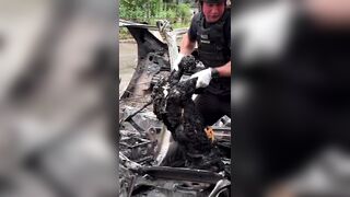Ukrat rescuing his friends.
