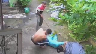 Brut Savagely Attacks Own Nephew And Sister-In-Law