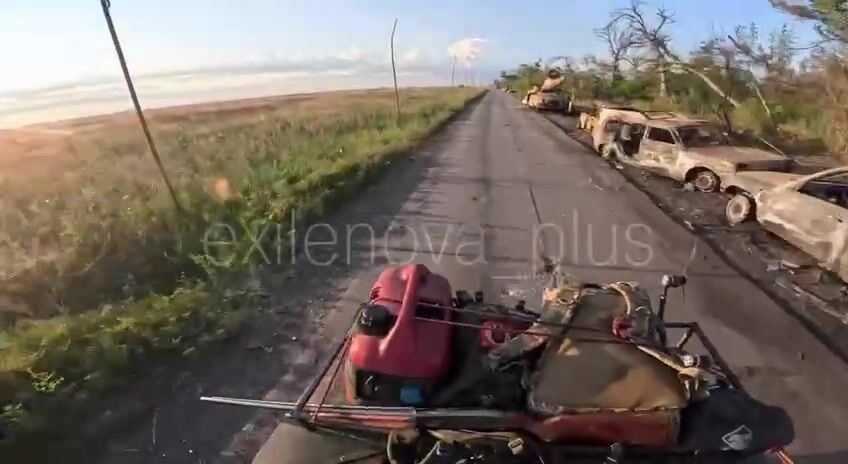 RU POV: Road of Death.