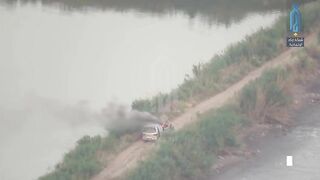 HTS Destroy Syrian Militia Vehicle Killing Crew (2020)
