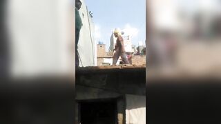 Woman Thrown From The Roof During Land Dispute In India