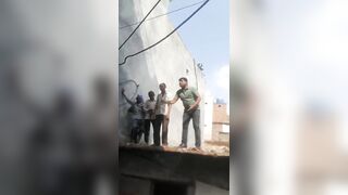 Woman Thrown From The Roof During Land Dispute In India